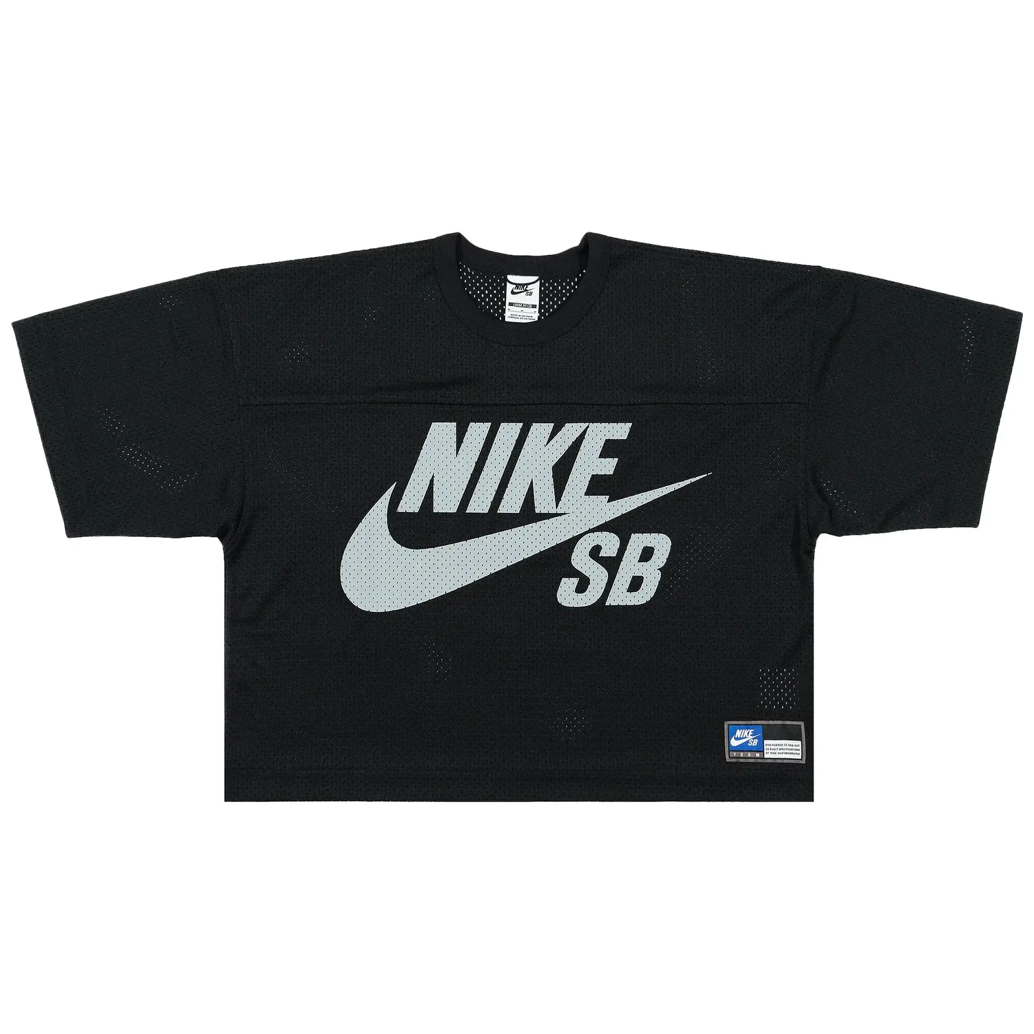 Сетчатая футболка Nike, черный