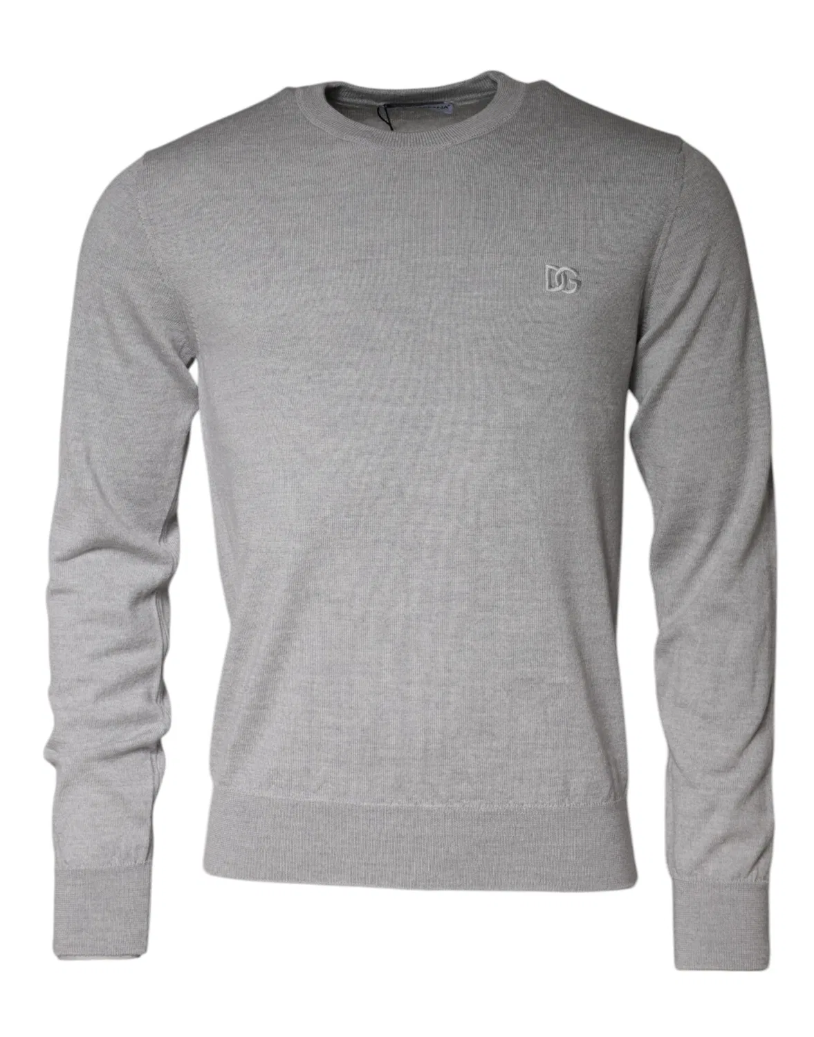 Мужской пуловер с круглым вырезом Pullover Sweater Dolce & Gabbana, Light Grey