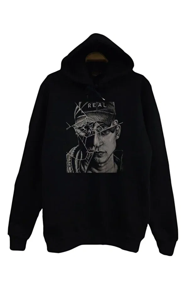 Детское худи для девочек с принтом Nf Printed Hooded Sweatshirt Fame-Stoned, Black