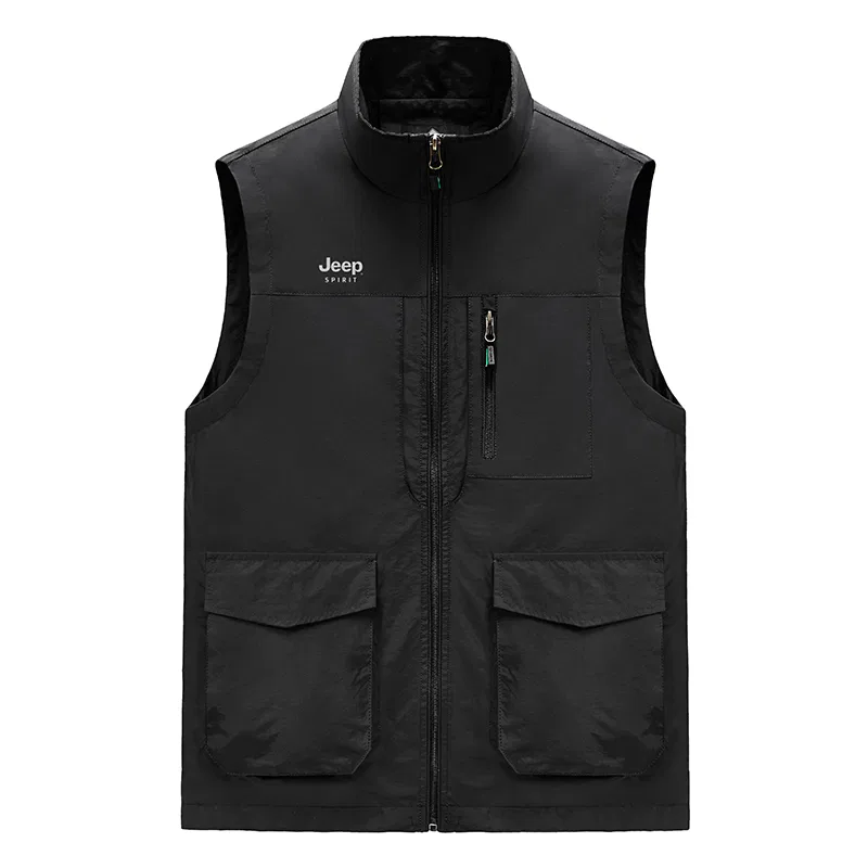 Детский жилет с воротником-стойкой JEEP SPIRIT, Black