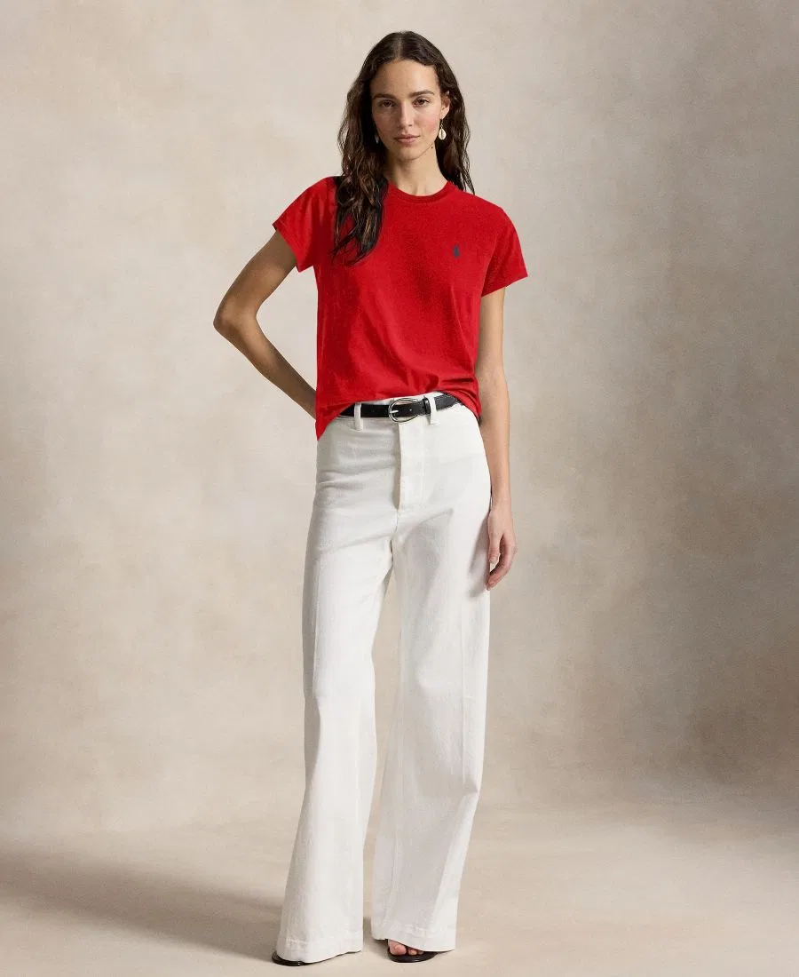 Женская футболка с круглым вырезом Polo Ralph Lauren, Very Red — фото 4