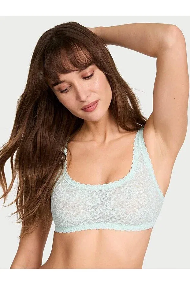 Женский бюстгальтер-бралетт кружевной Victoria'S Secret, Wind Blue