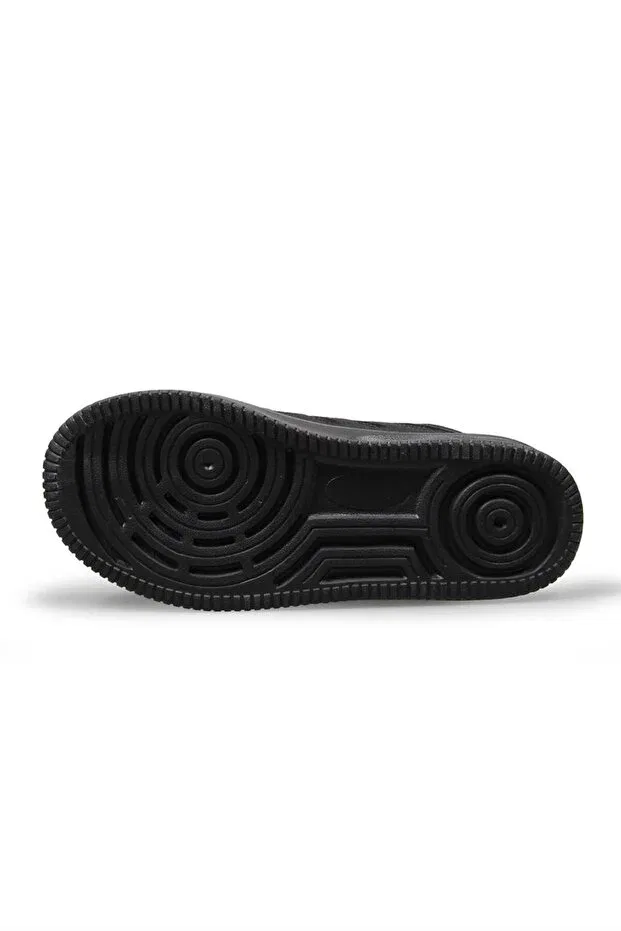 Детские спортивные туфли для девочек с липучкой Mp One, Black — фото 4