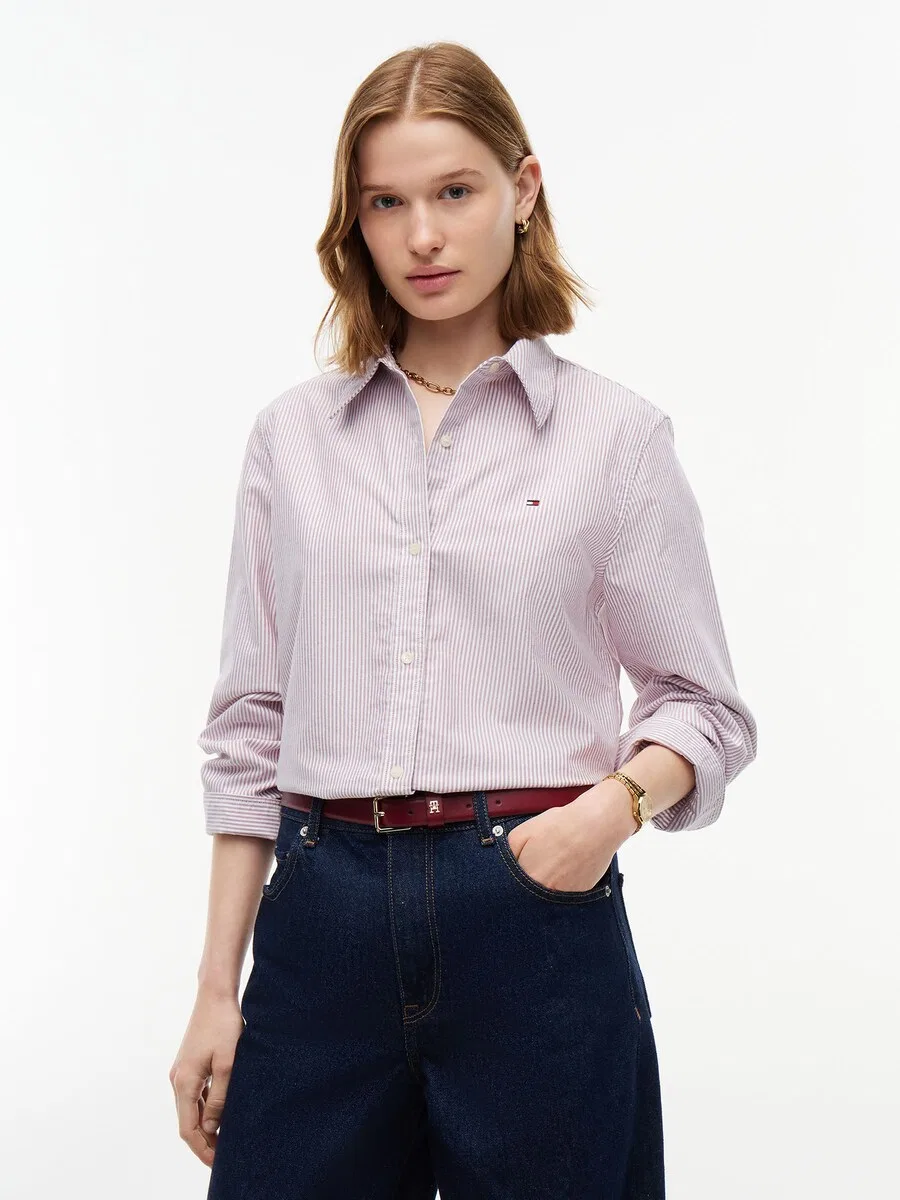 Блузка TOMMY HILFIGER белого цвета — фото 2