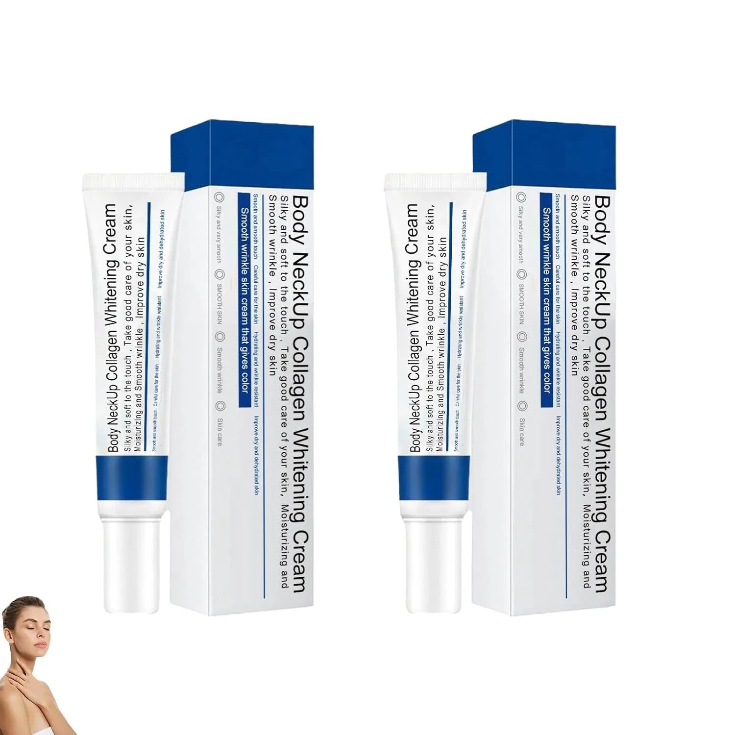 Крем для шеи Collagen Hautaufhellungscreme, VIPointStar, 2 шт, 29 г