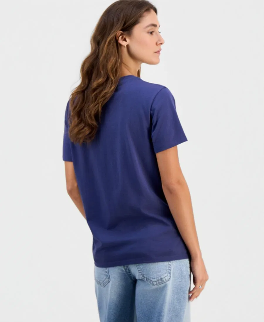 Футболка с длинным рукавом Snoopy Soccer Grayson Threads, The Label, Crown Blue — фото 4