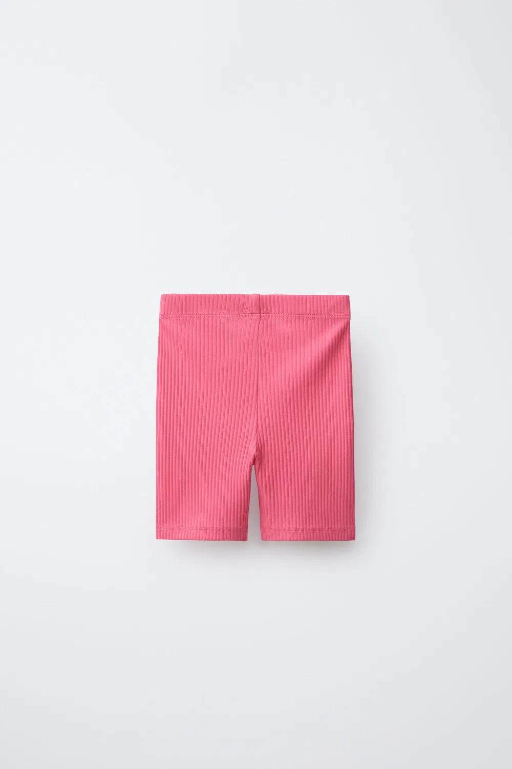 Велолеггинсы в рубчик с тисненым текстом ZARA, Coral — фото 2