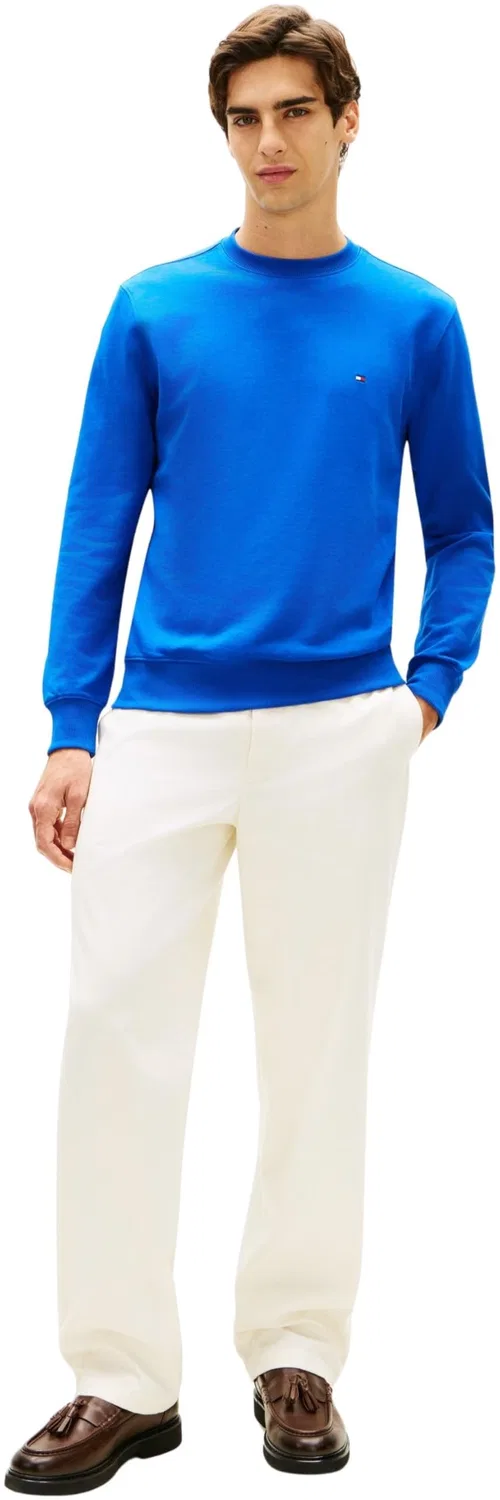 Мужской свитшот из махровой ткани Essential Terry, Breezy Blue, Tommy Hilfiger, Regal Blue — фото 4