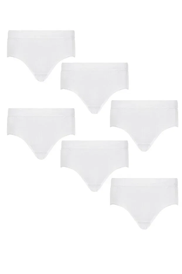 Детские трусы для девочек хлопковые 6 шт Fsm1453, White — фото 2