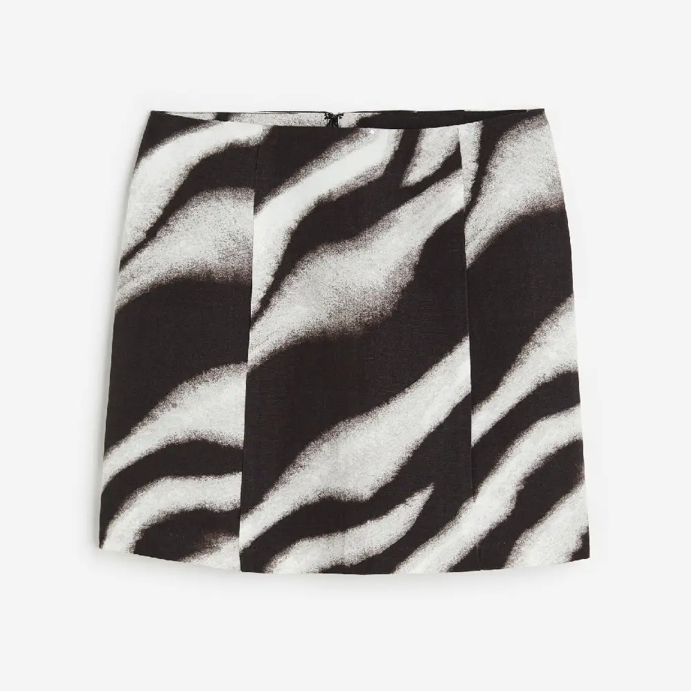 

Юбка H&M Mini Zebra Print, черный