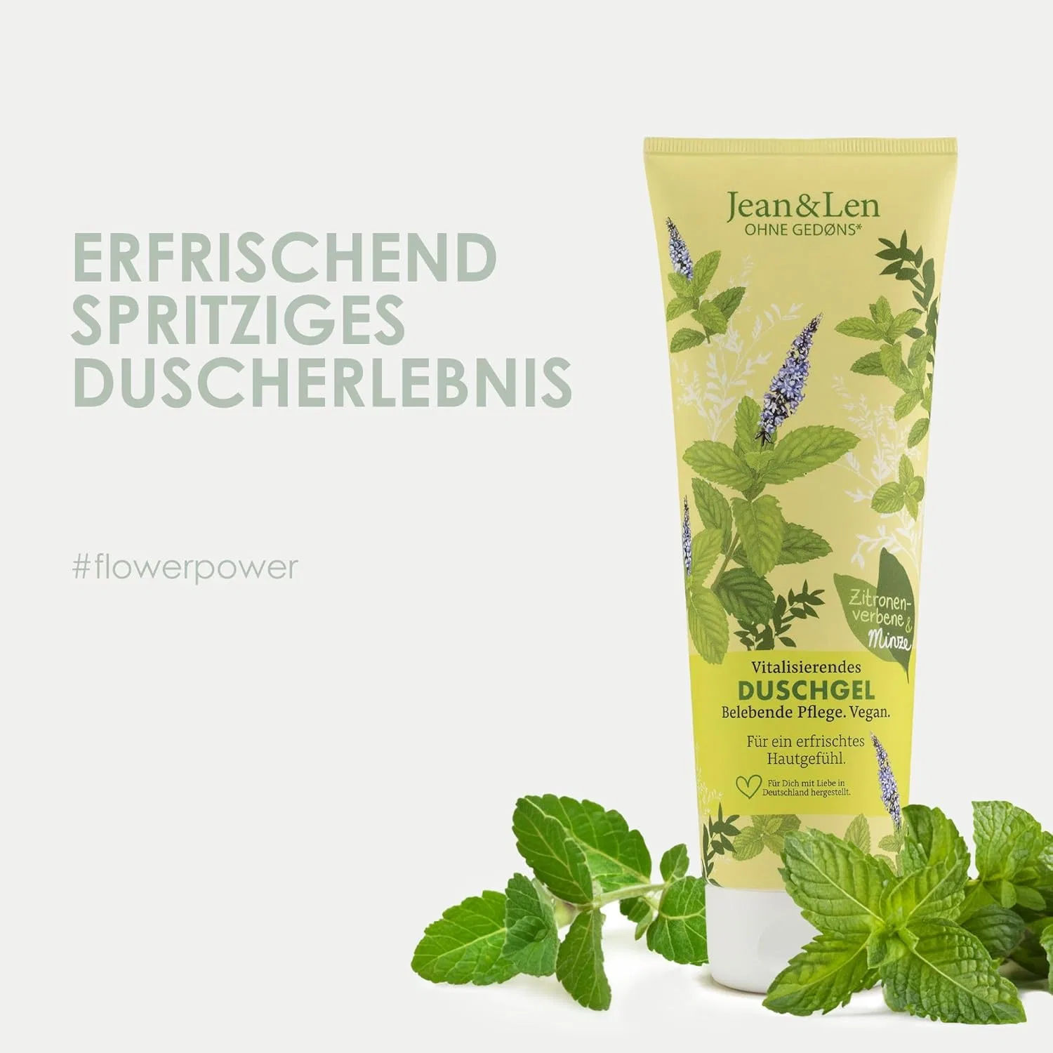 Очищающий гель для душа Lemon Verbena & Mint, Jean & Len, 250 мл — фото 3