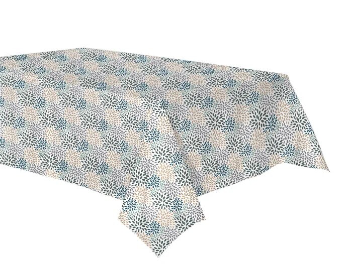 

Скатерть Re Sole Flower stain-resistant, синий