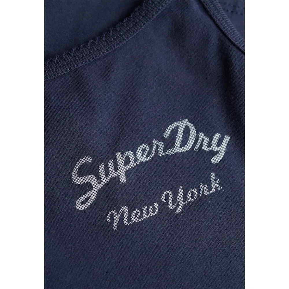Топ без рукавов Athletic Essential Graphic Cami Superdry, синий — фото 2