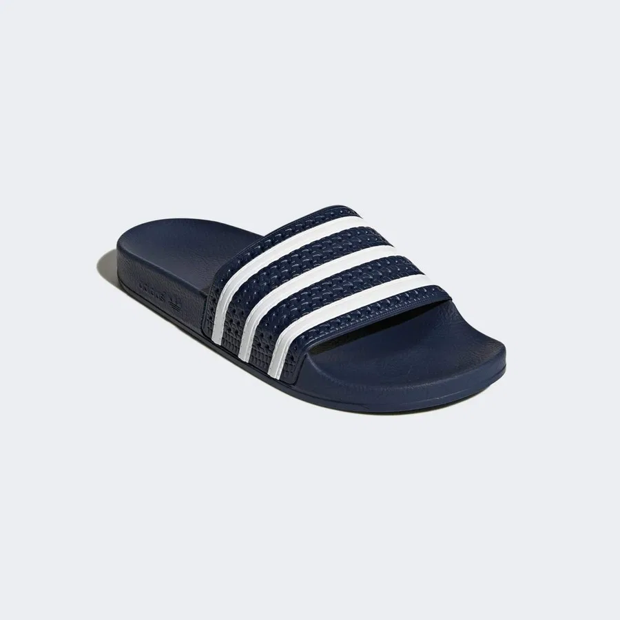 Шлепанцы с контурной стелькой Originals 288022 ADILETTE SLIDES adidas, Сине-белый — фото 4