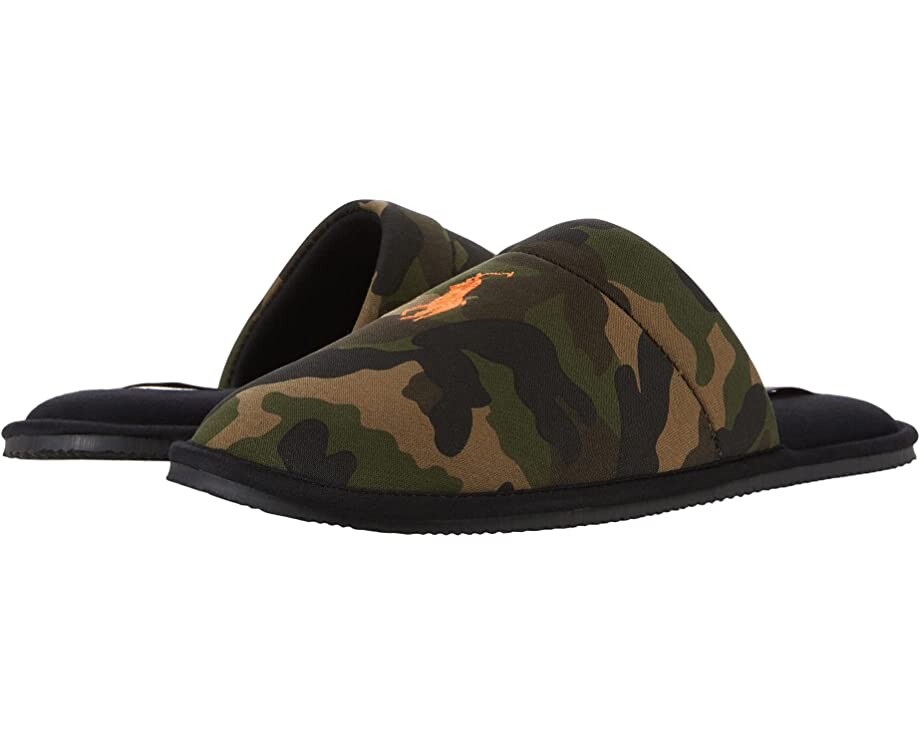 

Слипперы Klarence Scuff Slipper Polo Ralph Lauren, камуфляж