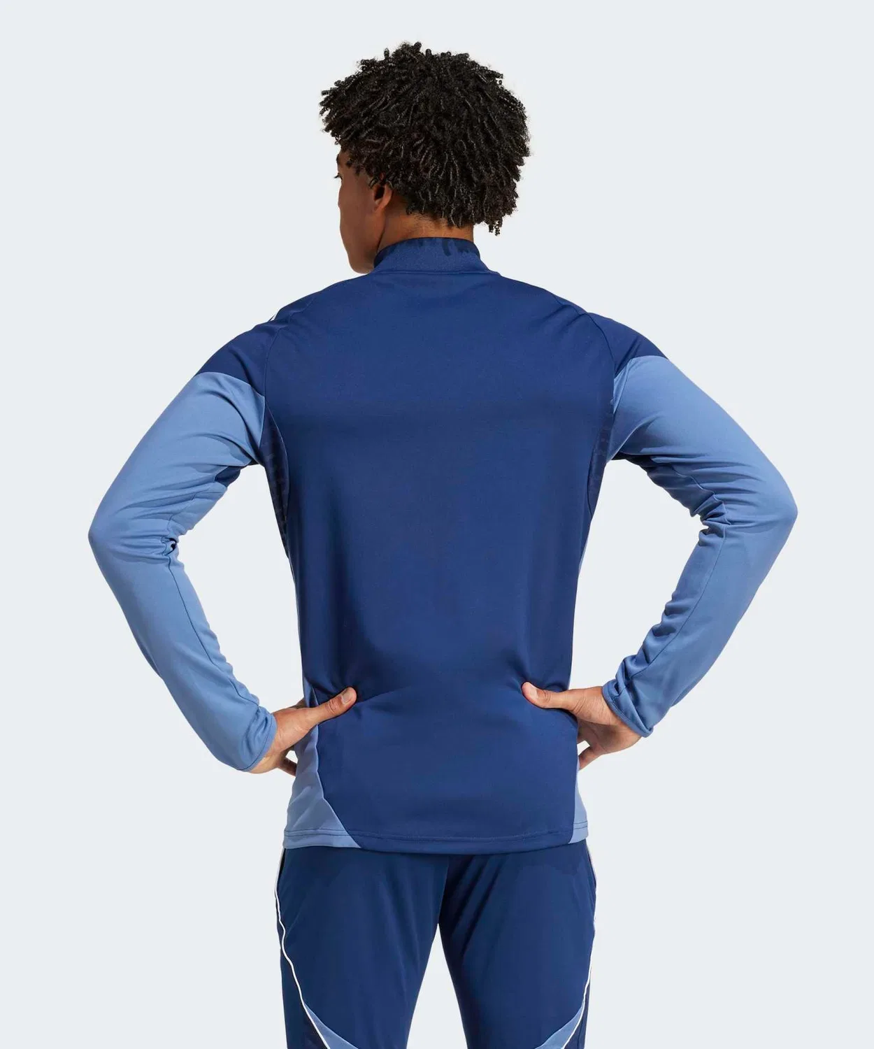 Мужская тренировочная куртка с принтом Tiro 25 Competition Adidas, Blue — фото 2