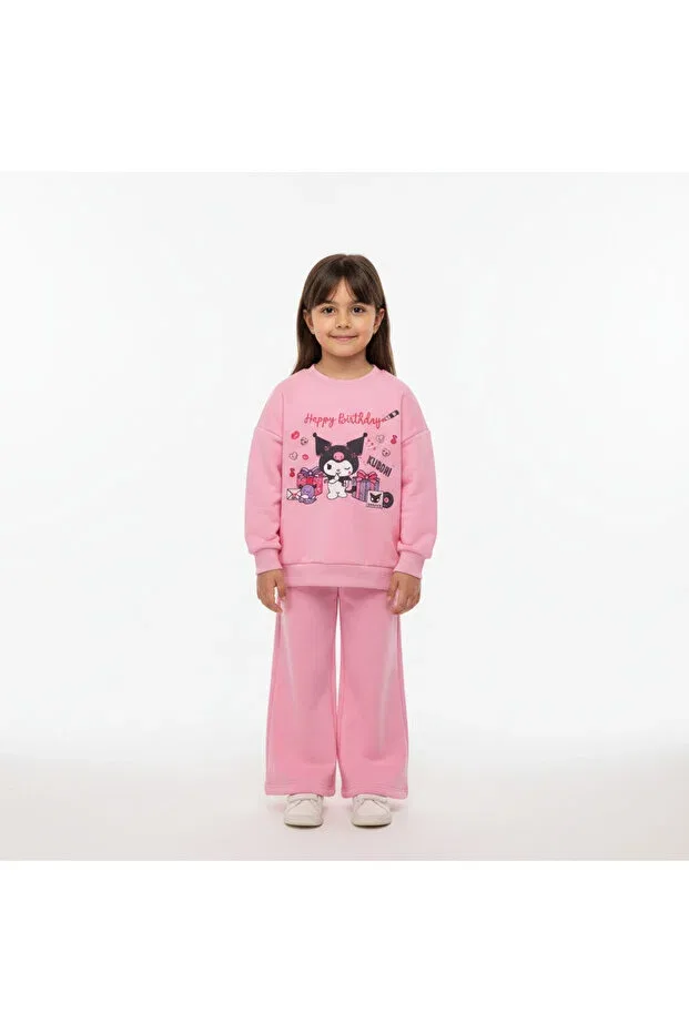 Детский спортивный комплект для девочек хлопковый Modest Ilo, Pink — фото 2