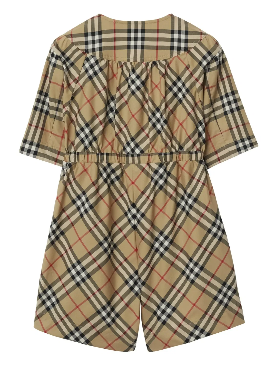 Комбинезон Vintage Check из хлопка Burberry, коричневый — фото 2