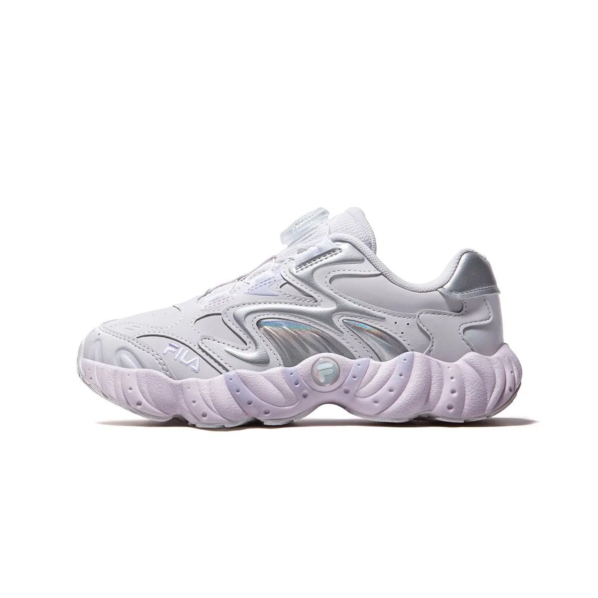 Детские кроссовки для мальчиков с ретро-стилем FILA KIDS, Lilac/Stonecrop Purple