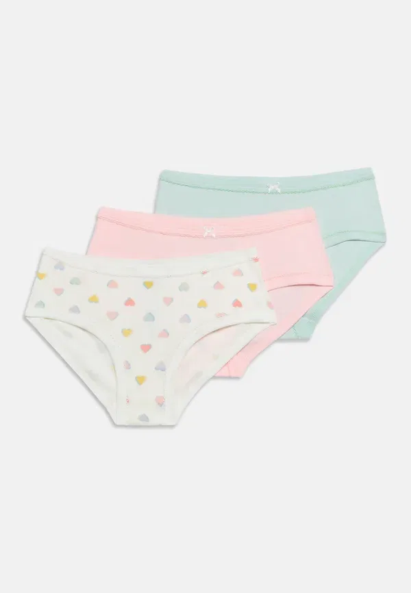 Комплект трусов с принтом 3 Pack Petit Bateau White, Red, Green, белый/красный/зеленый