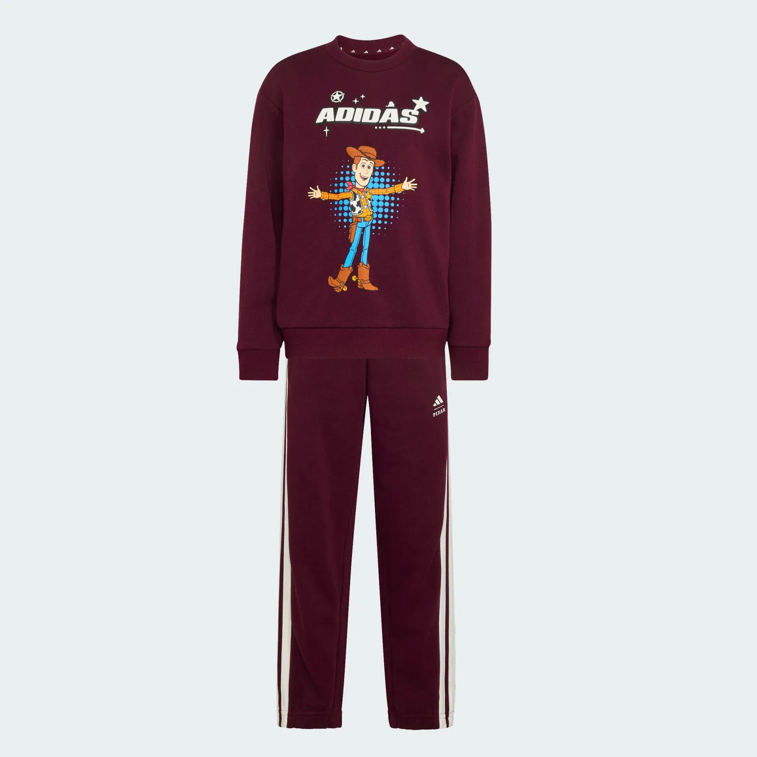 Детский спортивный костюм с эластичным поясом Toy Story Adidas, Карминрот Weiss — фото 2