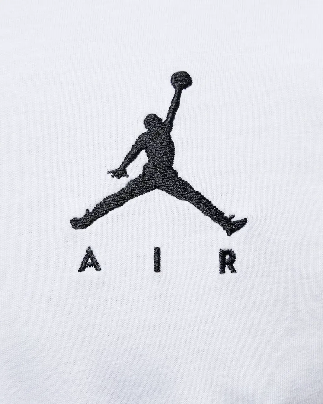 Мужская футболка Jordan Jumpman Air, White/Black — фото 4