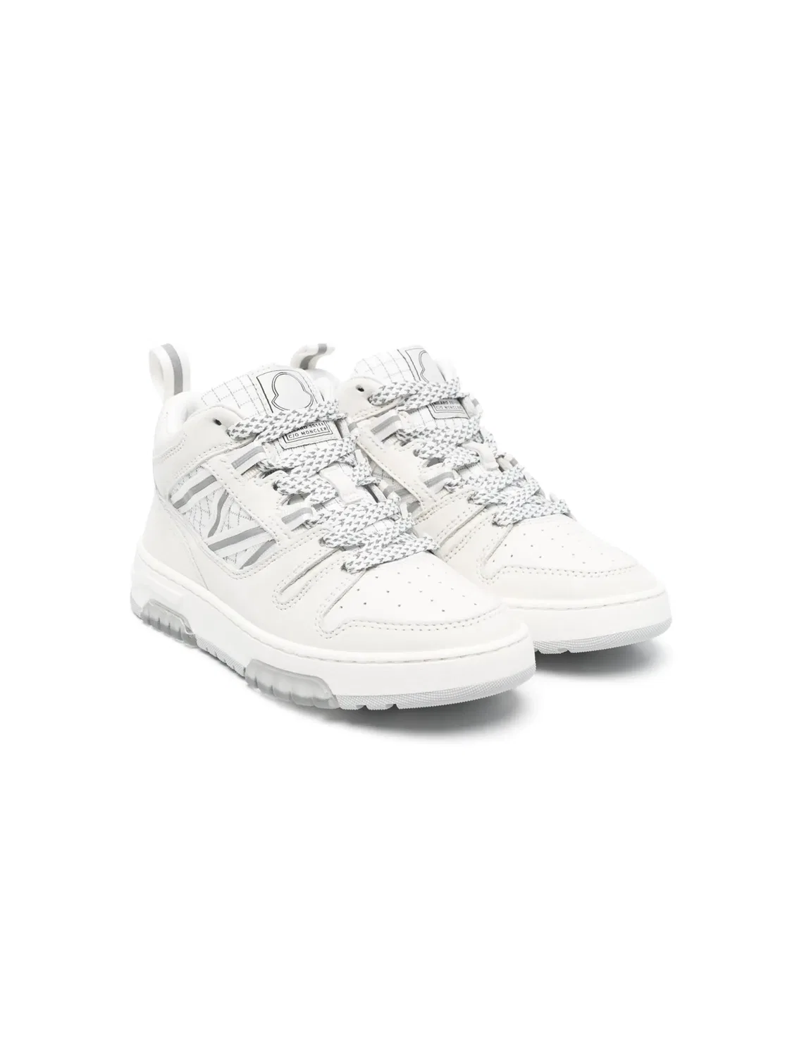 Высокие кеды Pivot Moncler, нейтральные