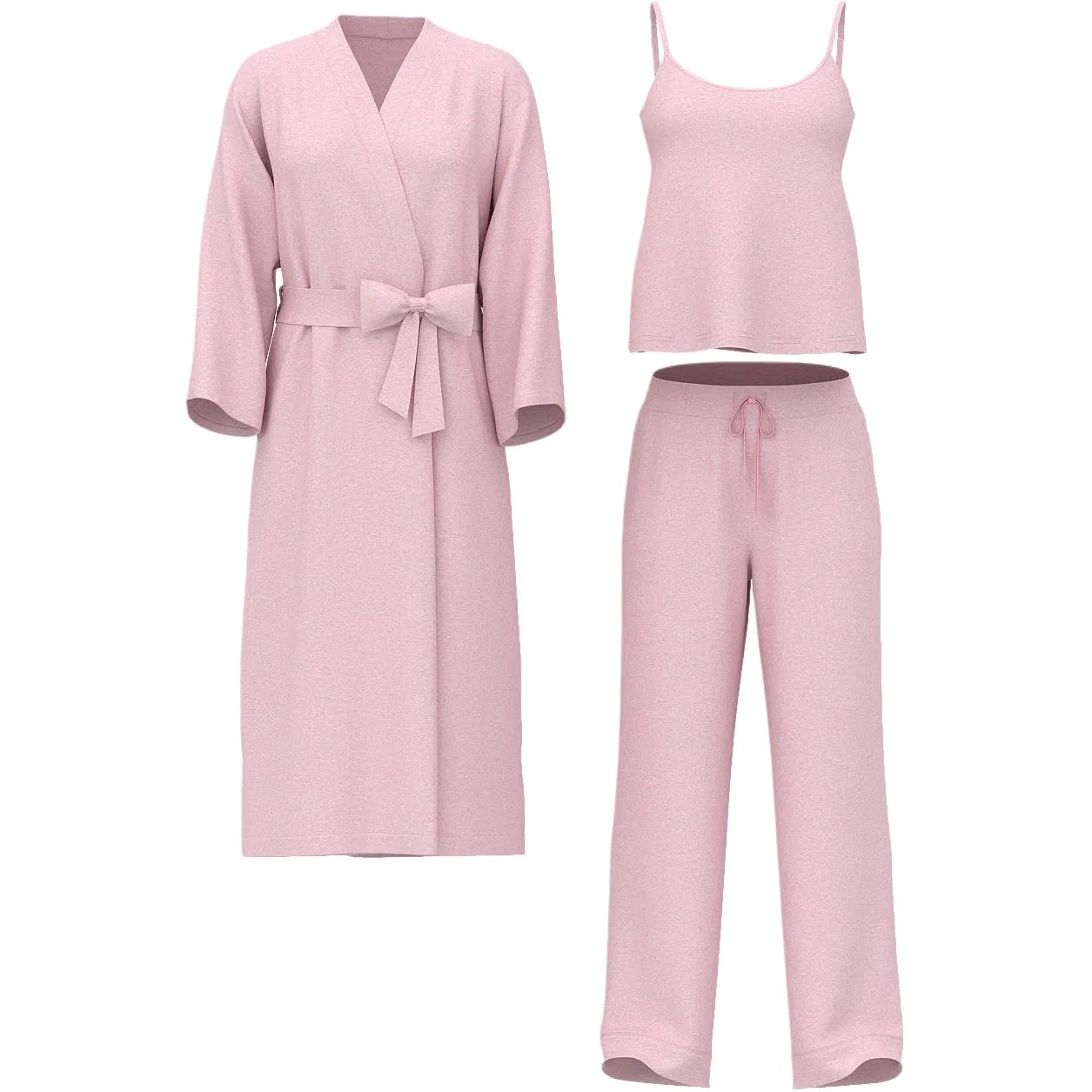 Женский комплект пижамы из влагоотводящего материала Victoria's Secret, Petal Pink