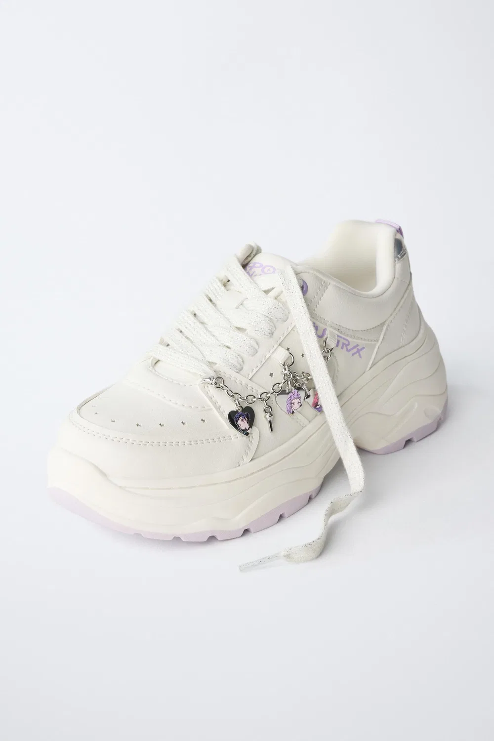 Кроссовки KPOP DEMON HUNTERS NETFLIX ZARA, White — фото 3