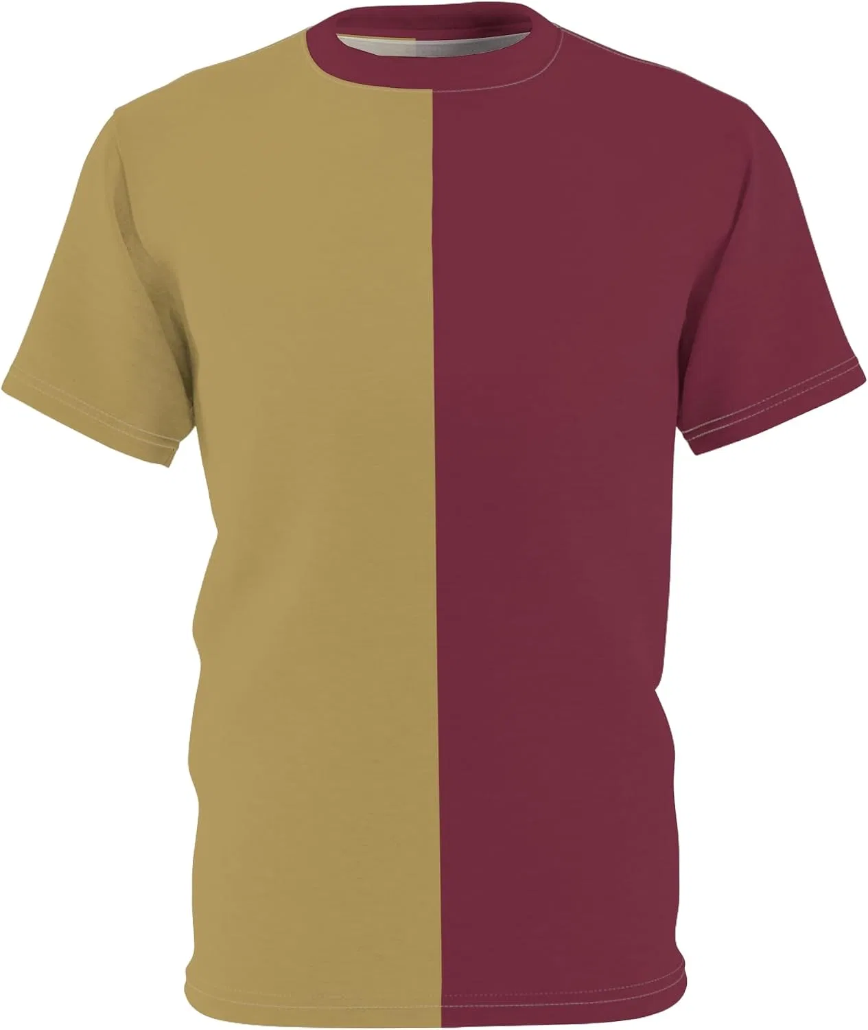 Футболка с цветовым блоком Split Tee, White Stitching