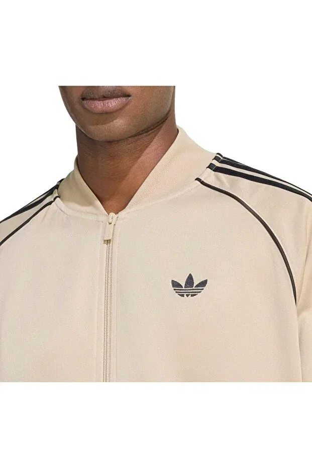 Мужская куртка с принтом Adidas, Beige — фото 3