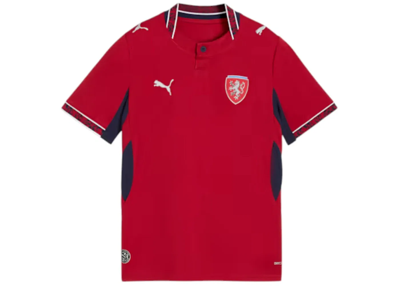 Детская футбольная джерси с длинным рукавом Puma, Dark Cherry/Puma Navy