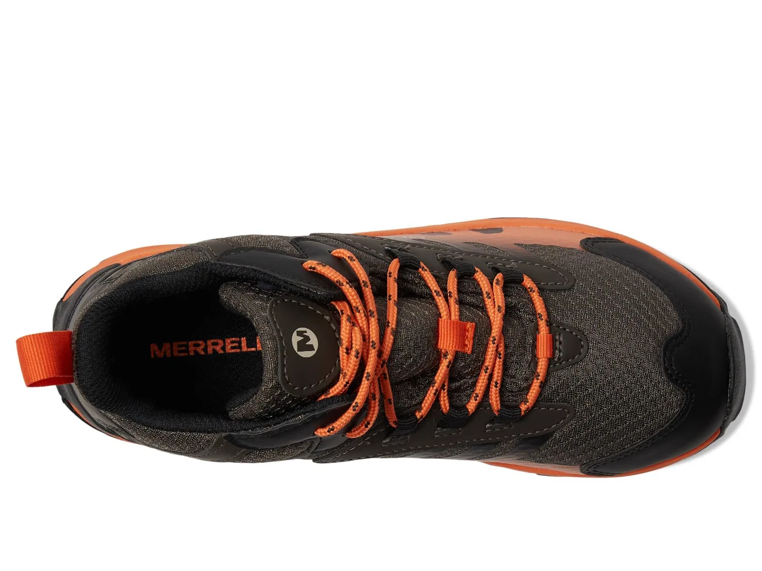 Детские водонепроницаемые ботинки для треккинга с принтом Moab Speed 2 Mid Merrell, Fumo Arancione — фото 2