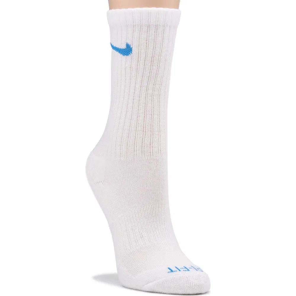 Набор из 6 детских носков размера XS для подростков Nike, White Assorted — фото 3