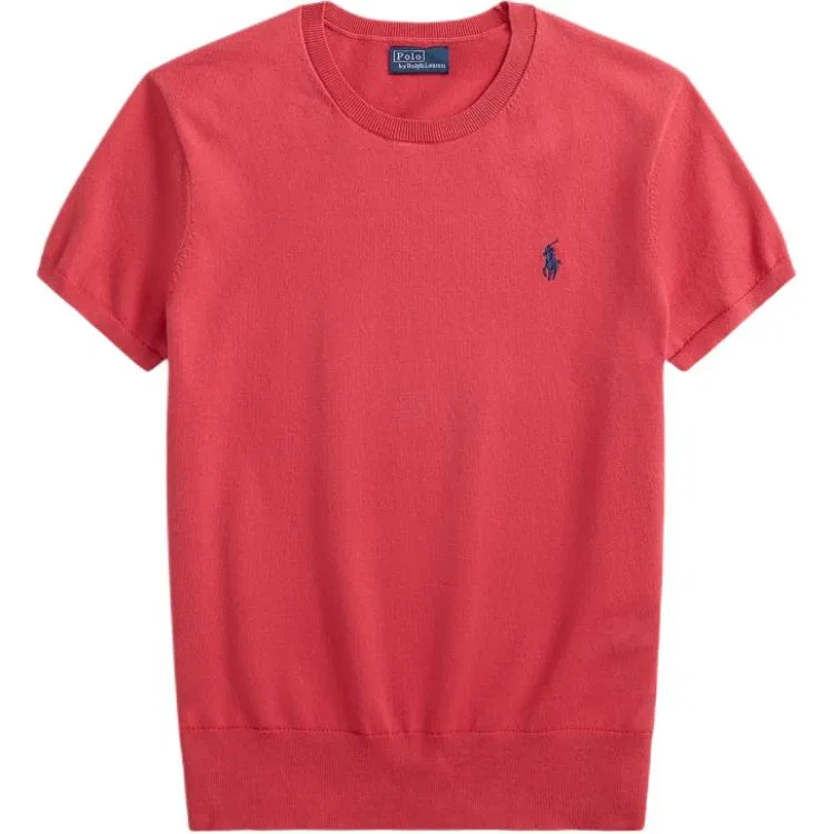 Женский облегающий трикотажный джемпер Polo Ralph Lauren, Red