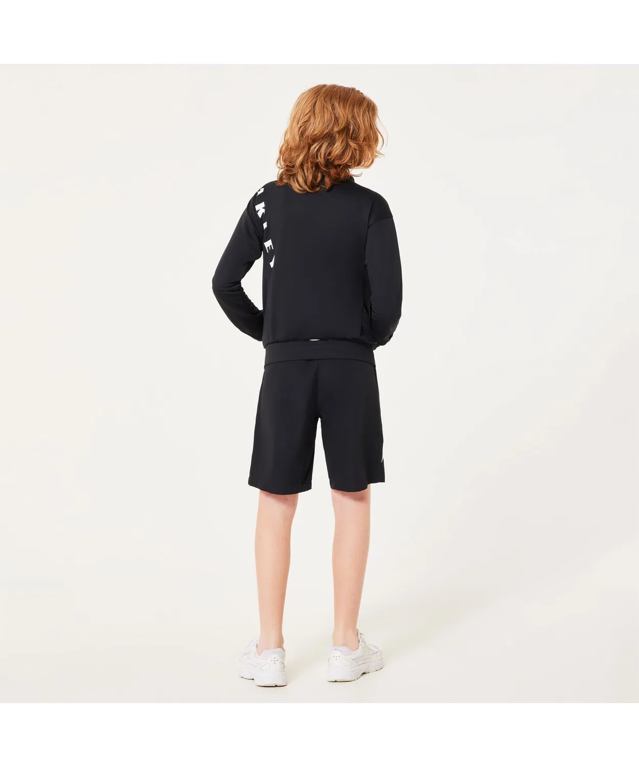 Детская джерсовая куртка с принтом YTR Tech Jersey JKT 9.0 OAKLEY, Black — фото 4