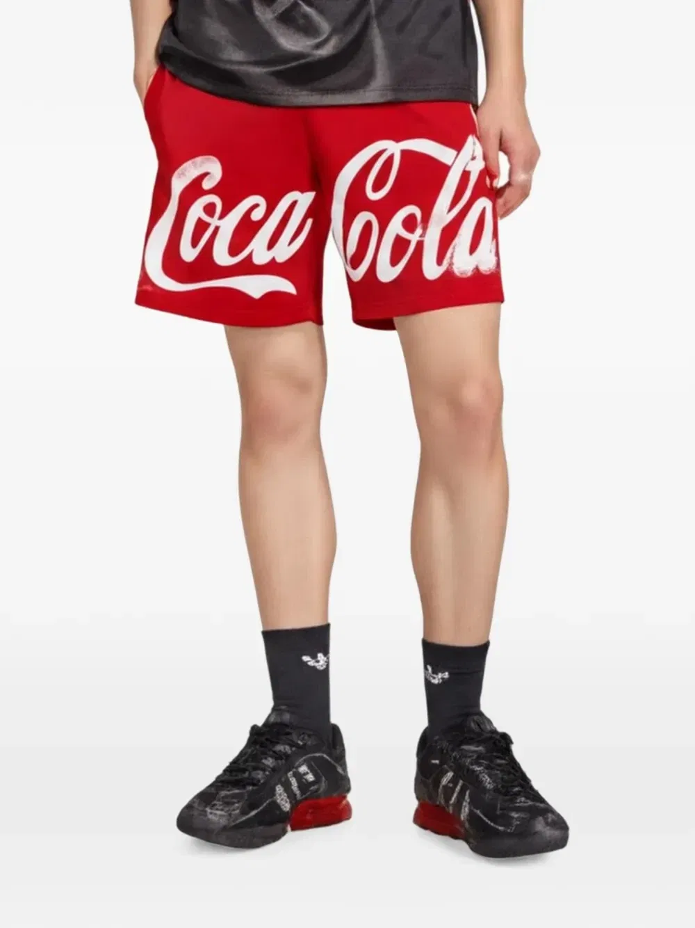 Шорты adidas X Coca-cola для тренировок, красный — фото 3