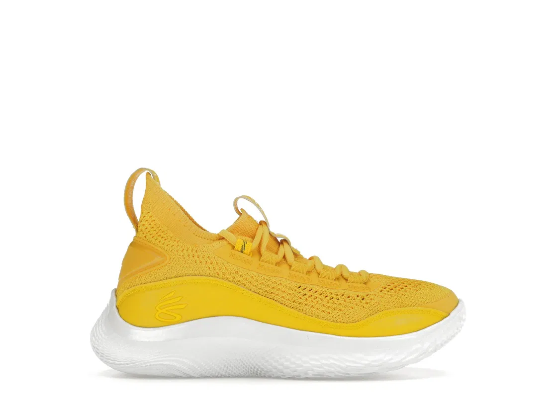 Детские кроссовки для баскетбола Under Armour Curry Flow 8, Taxi Yellow/White/Taxi Yellow