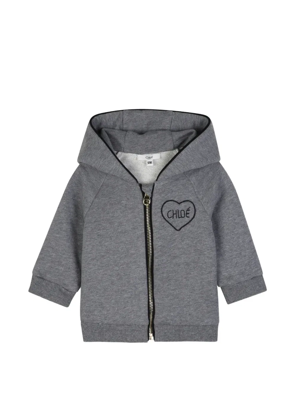 Спортивный костюм с вышивкой Chloe Kids, серый — фото 3