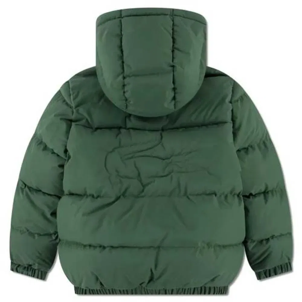 Пуховик Core Puffer Lacoste Kids, зеленый — фото 2