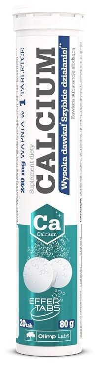 

Olimp Calcium Smak Cytrynowy растворимая известь, 20 шт.