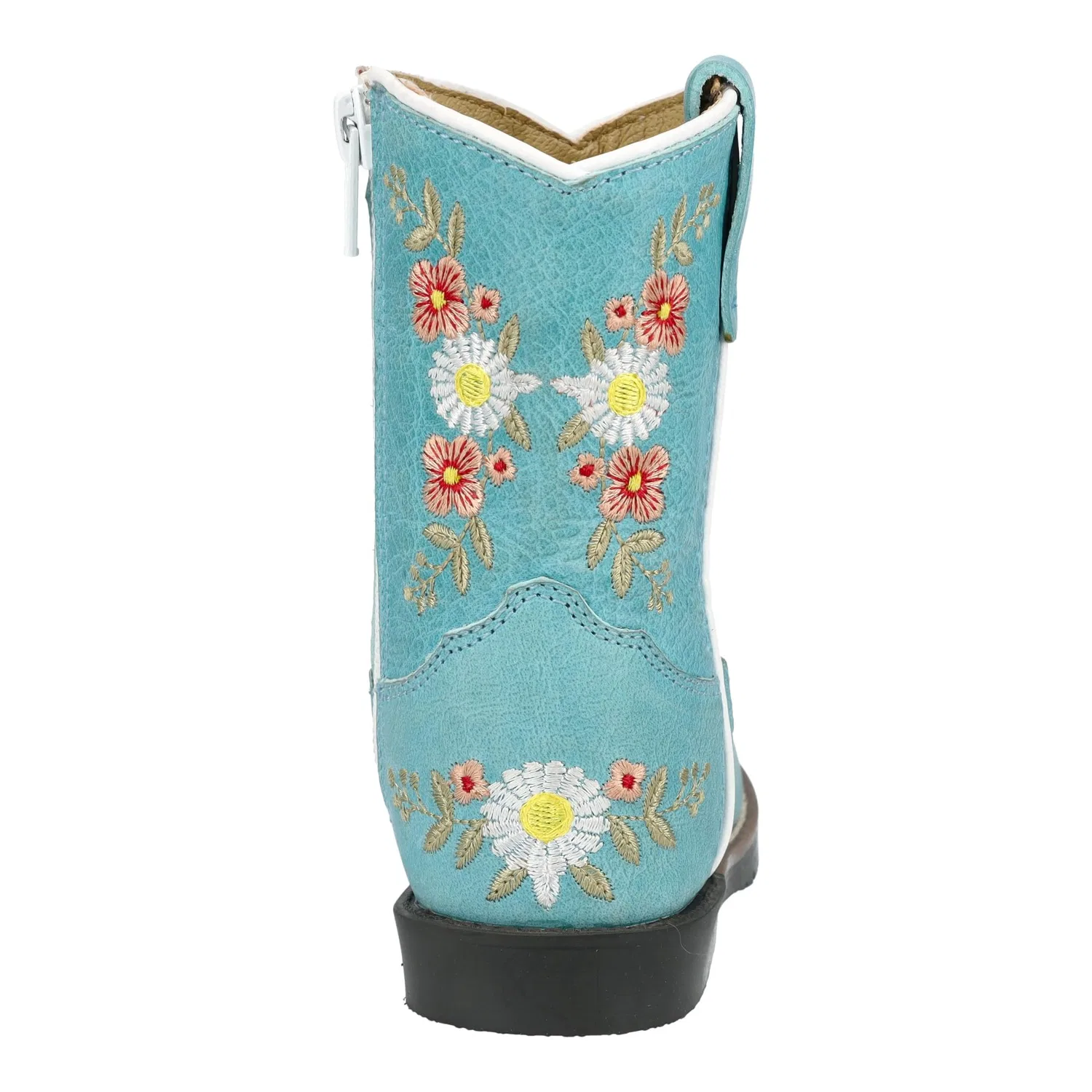 Детские ботинки для девочек классические с квадратным носком Smoky Mountain Boots, Turchese — фото 3