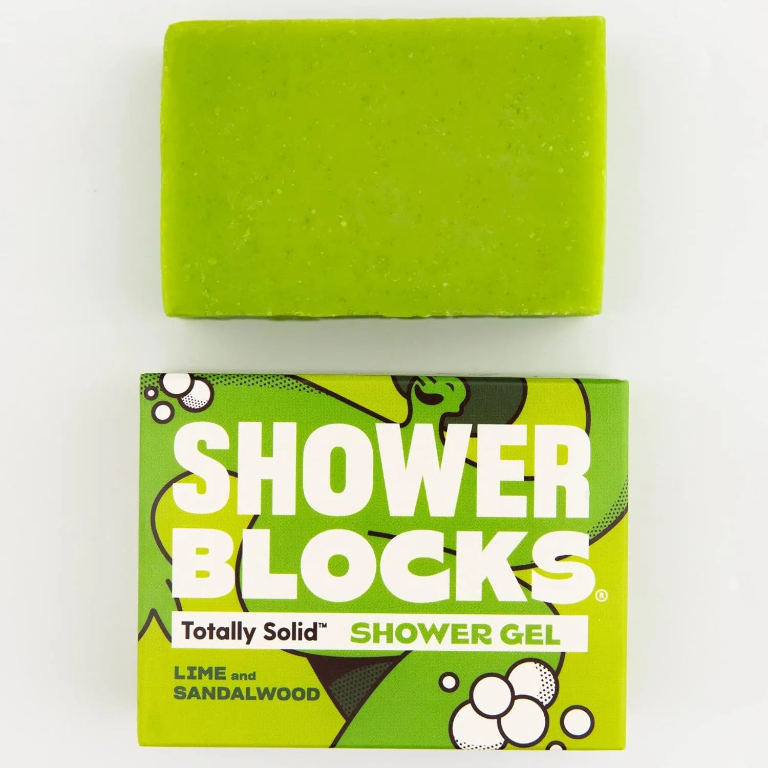 Твердый гель для душа Lime & Sandalwood, Shower Blocks, 100 г — фото 2