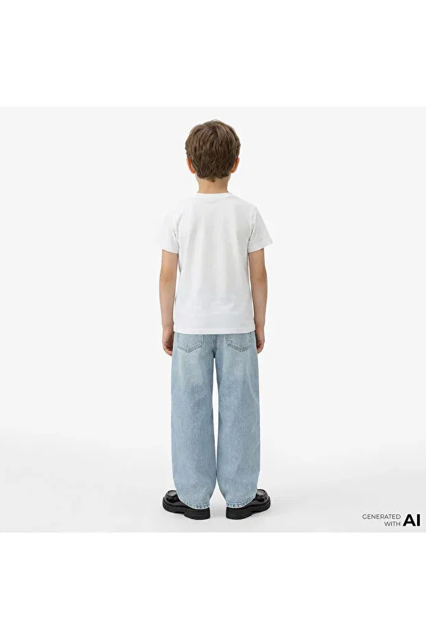 Детская футболка для девочек хлопковая Signature Ess Kids Tommy Hilfiger, White — фото 2