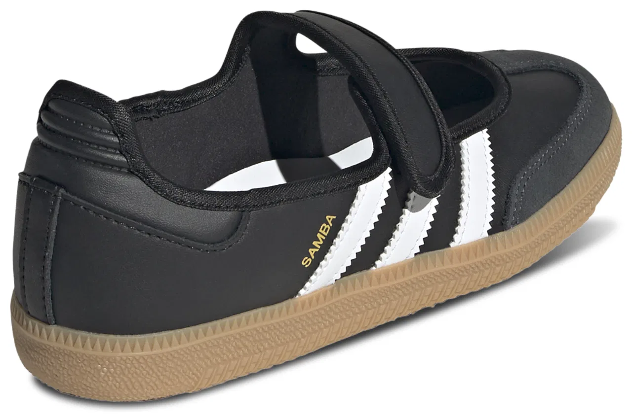 Кроссовки для девочек Samba Mary Jane Adidas, черный/белый — фото 4