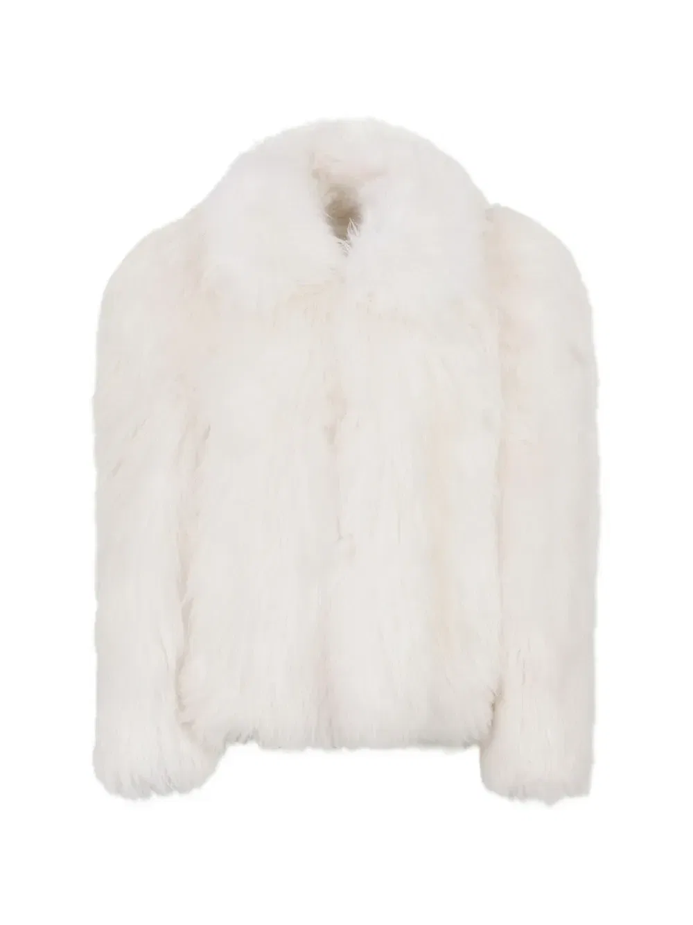 Пальто из длинношерстной овчины Dsquared2, белый
