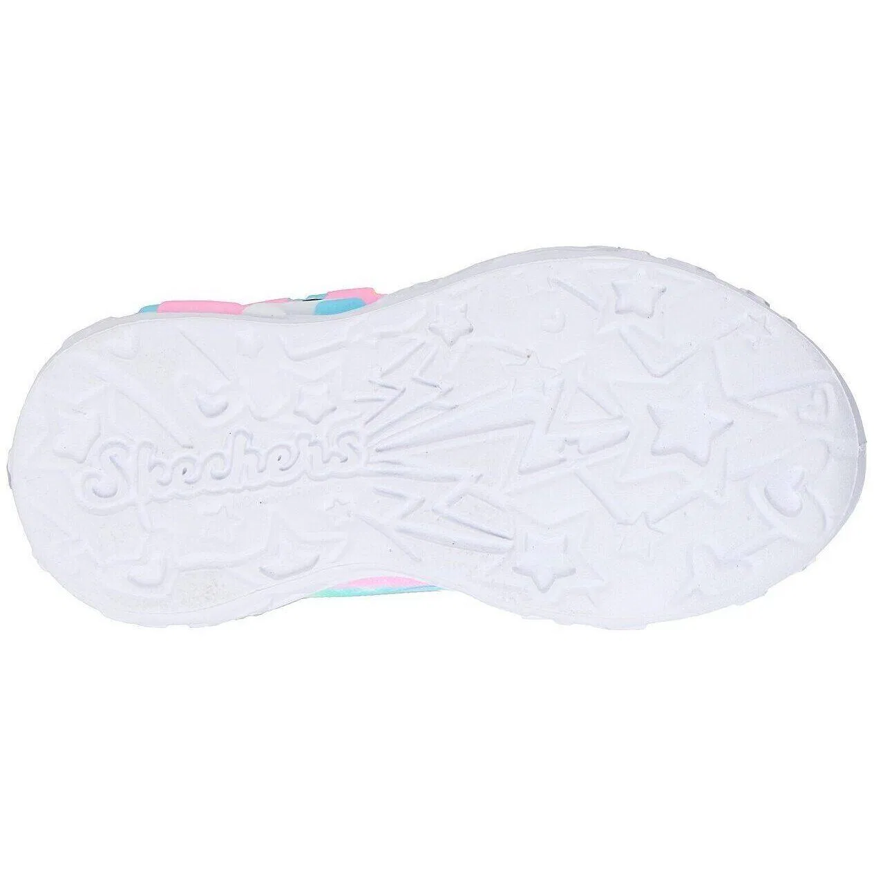Детские кроссовки с подсветкой Skechers S Lights-unicorn Charmer-lil, Bunt — фото 4