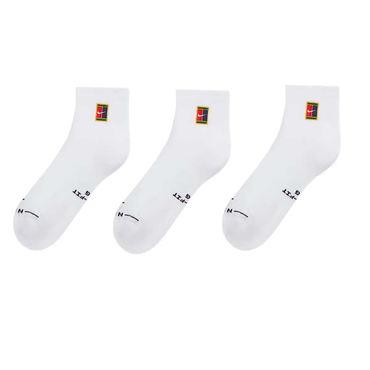 Носки с принтом Everyday Elevated Ankle Socks, 3 пары, Nike, Multicolor