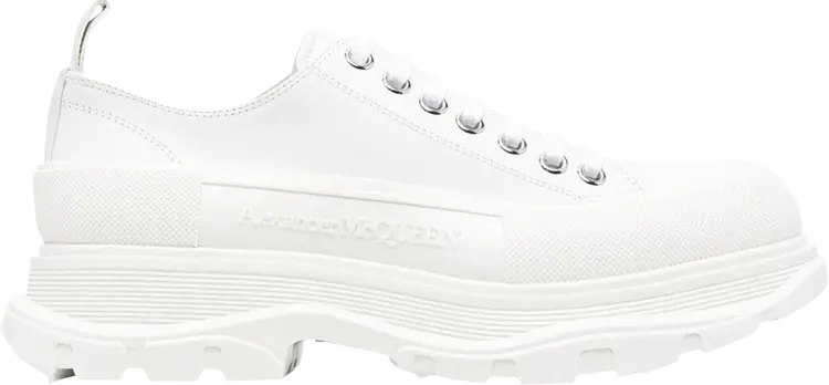 Кроссовки Alexander McQueen Wmns Tread Slick Lace Up White, белый