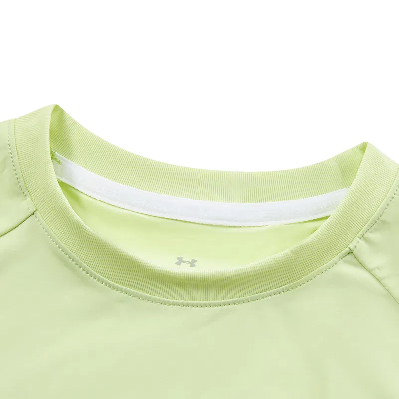 Футболка с круглым вырезом, умеренная растяжимость, Under Armour, Lime Green — фото 3
